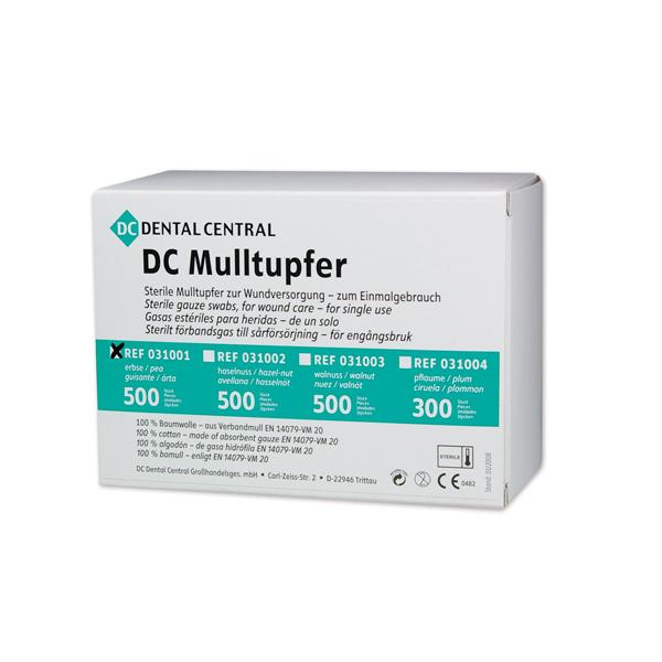 Mulltupfer DC, 300 Stück, Walnuss
